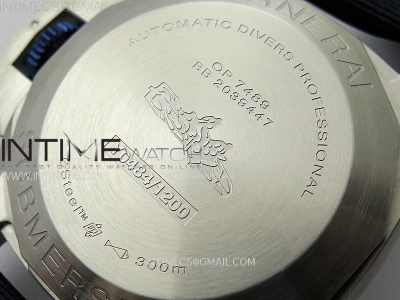 PAM1289 Y TTF Best Edition Blue Dial on Blue Leather Strap P.900 Clone